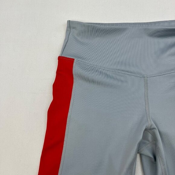 Joy Lab Womens Mid Rise Gray/Red Ankle Athletic Leggings Inside Pocket Size XS - Picture 4 of 9